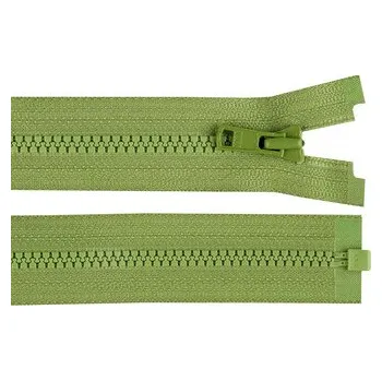 Zip Kostěný zip YKK No 3 délka 55 cm - 1 ks - 537 zelená sv.
