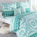 Ložní rodinná souprava z mikrovlákna HILDY s prostěradly a povlaky na polštářky sada 8 dílů na dvojlůžko