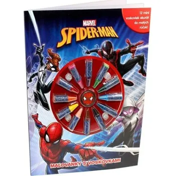 Slovenský jazyk Spider-Man - Maľovanky s voskovkami - kolektiv autorů