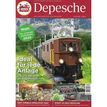 Modelová železnice LGB Depeše 2/2025 - LGB (Zahradní železnice)