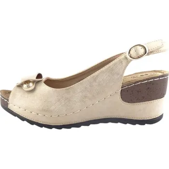 Dámské sandále Evento obuv 24SD98-6230 beige, velikost 39