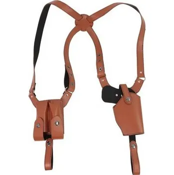 Příslušenství pro sportovní střelbu Podpažní pouzdro pro praváka - hnědé, koženkové 353hP2zC