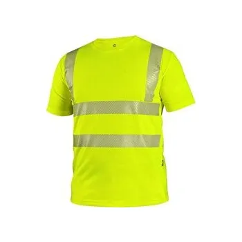 pracovní tričko Tričko CXS BANGOR, výstražné, pánské, žluté, vel. 4XL
