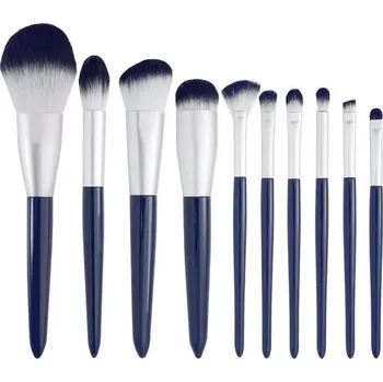 Kosmetický štětec Soft sada 10 kusů štětců na líčení pro ženy | sada štětců, kosmetická sada - A
