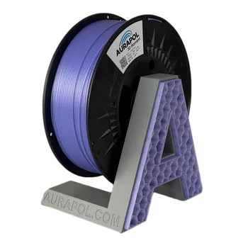 Filament AURAPOL PLA 3D Filament Lilac mist částečně transparentní 1 kg 1,75 mm