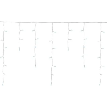 Vánoční světelný řetěz Řetěz MagicHome Vánoce Icicle, 800 LED studený bílý, rampouchový, jednoduché svícení, 230 V, 50 Hz, IP44, exteriér, osvětlení, L-20 m