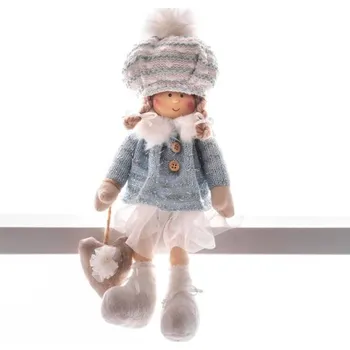 Vánoční dekorace Dekorace MagicHome Vánoce, Děti, modré, 22 cm