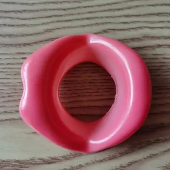 Korektor Silikonový korektor rtů pro domácí péči | zkrášlovací pomůcka, trenažér úst - Růžový