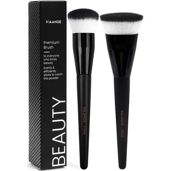 Kosmetický štětec 2 ks plochý štětec na makeup a pudr | štětec na makeup, kosmetický štětec - MAG51614HB-4