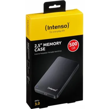Ukládání dat INTENSO 500GB MemoryCase 2,5" USB3.0 čierny