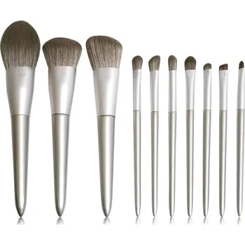 Kosmetický štětec Soft sada 10 kusů štětců na líčení pro ženy | sada štětců, kosmetická sada - F