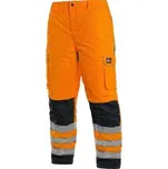 Kalhoty CXS CARDIFF, výstražné, zateplené, pánské, oranžové, vel. S