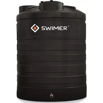 nádrž Nádrž na dešťovou vodu 15000 litrů SWIMER RAIN WATER, černá