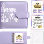 Pořadač s kroužky a 25 fóliemi + kalendář 10cm Fialový