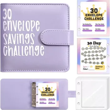 Diář Pořadač s kroužky a 25 fóliemi + kalendář 10cm Fialový