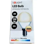 LED žárovka 8W E14 3000K 720lm Solight - doprodej