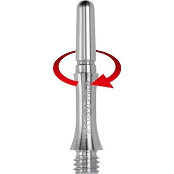 Příslušenství pro šipky Násadky na šipky Cosmo Fit Titanium, otočné 13 mm