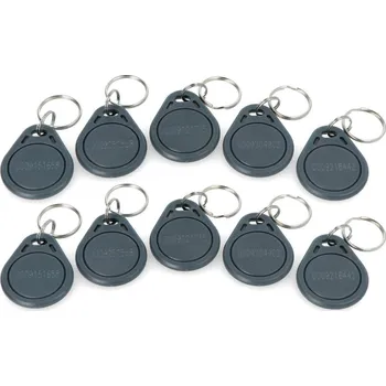 RFID klíčenka S103N-GY - 125kHz - kompatibilní s EM4100 - šedá - 10 ks