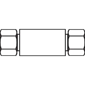 Fitinka NEREZ navařovací průchodka, do panelu, převlečná matice, D 18mm Parker ESV18L71