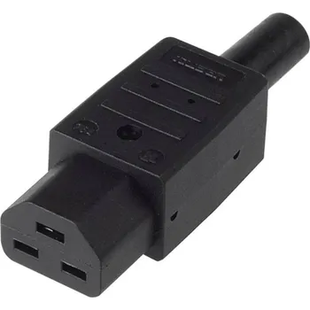 Elektrická zásuvka Bachmann 918.171 IEC zástrčka C13/C14 764 zásuvka Počet kontaktů: 2 16 A černá 1 ks