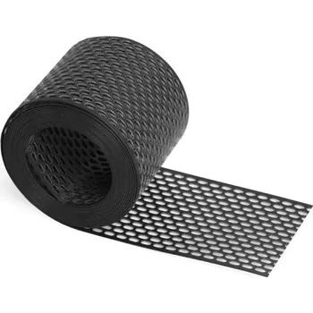 WABIS Ochranný plastový pás proti ptákům větrací PVC 80mm - černý | cena za m