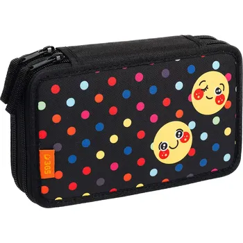 Penál Školní penál dvoupatrový Smiley