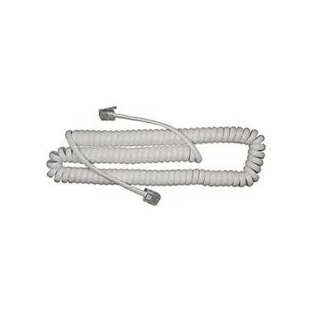 Síťový kabel Telefonní kabel kroucený bílý 5m (4P4C) RJ10