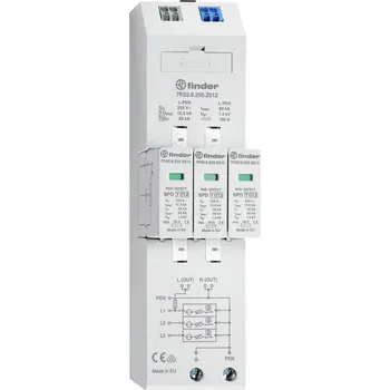 Relé Finder 7P.03.8.255.Z012 7P.03.8.255.Z012 svodič přepětí 20 kA 1 ks