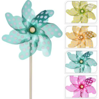 Zahradní dekorace Zápich větrník 55cm, d22cm, transparent, dekorace