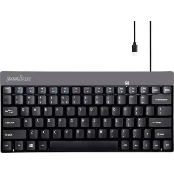 Klávesnice Perixx USB klávesnice německá, QWERTZ černá USB konektor
