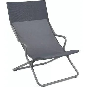 Zahradní lehátko Profi lehátko Lounger HORIZON BatylineDUO šedá Storm