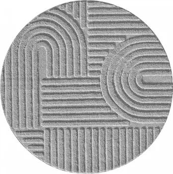Koberec Hans Home Kusový koberec Art 1121 Silver kruh - 80x80 (průměr) kruh