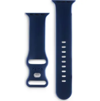 Mobilní telefon Hama náramek 38 mm, 40 mm, 41 mm modrá Watch Series 9, Watch Series 8, Watch SE, Watch Series 7, Watch Series 6, Watch S