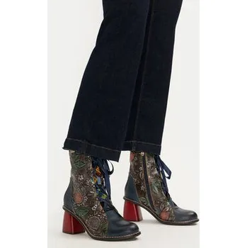 Dámské kozačky Polokozačky Laura Vita Evcao 311 Modrá 35