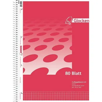 Blok Blok A4 College s boční spirálou štvorčekový 80 L