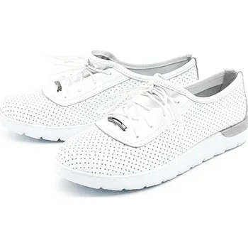 Dámské tenisky Dámské kožené tenisky L1051 03 Looke bílá Barva: Bílá, Velikost: 37