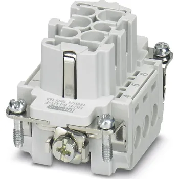 Elektrická zásuvka Phoenix Contact 1648128 konektorová vložka, zásuvka HC-B 6 + PE šroubovací 1 ks