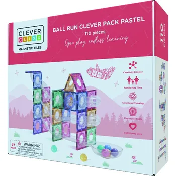 Kuličková dráha Mamido Cleverclixx - Kuličková Dráha Ball Run Pastel 110