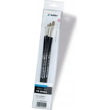 Umělecký štětec Kolibri sada štětců na olejové a akrylové barvy 8000A