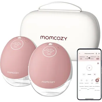 Odsávačka mléka Momcozy M9 Hands-Free Red Double Packs