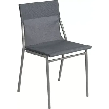 Profi venkovní židle bez područek HORIZON 8 ks šedý rám BatylineDUO šedá Storm