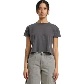 Dámské tričko Build Your Brand Dámské vintage crop tričko BY305 Magnet M