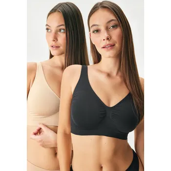 Dámské spodní prádlo 2PACK Podprsenka Flexi Khloe nevyztužená bezešvá