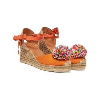 Dámské baleríny Espadrilky Unisa Cecil Ks Oranžová 36