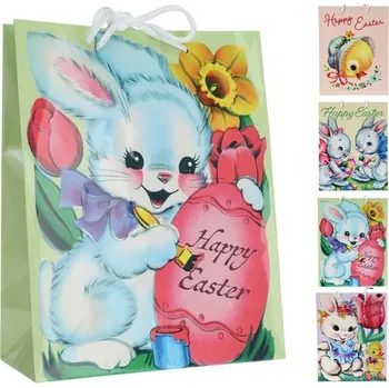 Dárková taška Taška dárk. S, VELIKONOCE, 16cm, 4dekory, papír