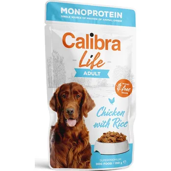 Krmivo pro psa Calibra Dog LIFE Adult Chicken 10x 150 g, monoprotein kapsa
