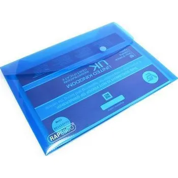 Spisové desky s drukem "Eco", různé barvy, A5, PP, RAPESCO 0689