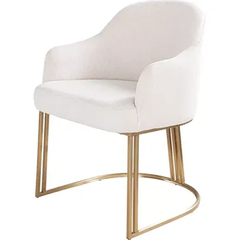 Jídelní židle 2SET židle EXTRAVAGANCIA béžová/zlatá manšestr