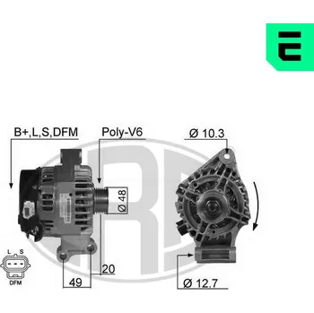 Autoelektrika generátor ERA 210357A