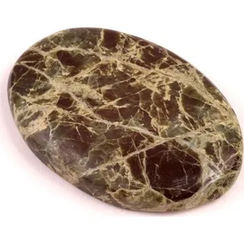 Korálek Kabošon Diopside č.4637 (35x23x6mm)